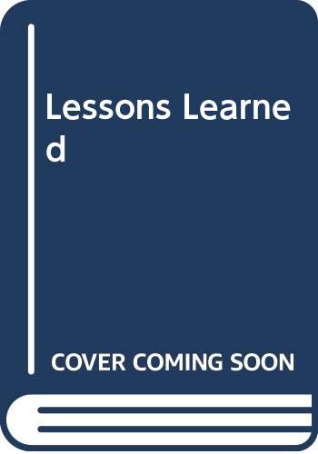 Stock image for Lessons Learned for sale by WorldofBooks