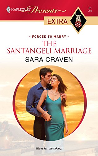 Imagen de archivo de The Santangeli Marriage a la venta por Better World Books