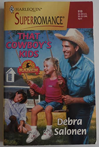 Beispielbild fr That Cowboy's Kids zum Verkauf von Lighthouse Books and Gifts