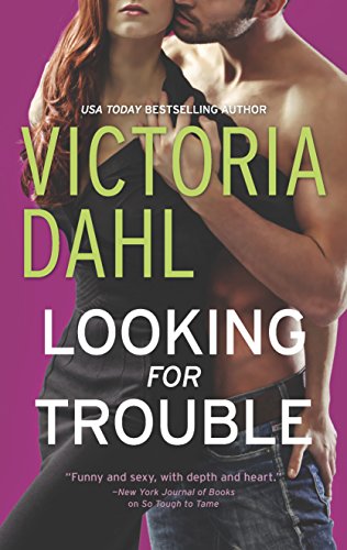 Looking for Trouble (Girls' Night Out) A good reason to be bad... Librarian Sophie Heyer has walked the straight and narrow her entire life to make up for her mother's mistakes. But in tiny Jackson Hole, Wyoming, juicy gossip doesn't just fade away. Falling hard for the sexiest biker who's ever ridden into town would undo everything she's worked for. And to add insult to injury, the alluring stranger is none other than Alex Bishop—the son of the man Sophie's mother abandoned her family for. He may be temptation on wheels, but Sophie's not looking for trouble! Maybe Sophie's buttoned-up facade fools some, but Alex knows a naughty smile when he sees one. Despite their parents' checkered pasts, he's willing to take some risks to find out the truth about the town librarian. He figures a little fling might be just the ticket to get his mind off his own family drama. But what he finds underneath Sophie's prim demeanor might change his world in ways he never expected.