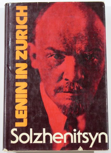 Imagen de archivo de Lenin in Zurich a la venta por Second Story Books, ABAA