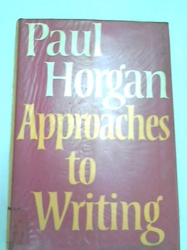 9780374105693: Approaches to Writing