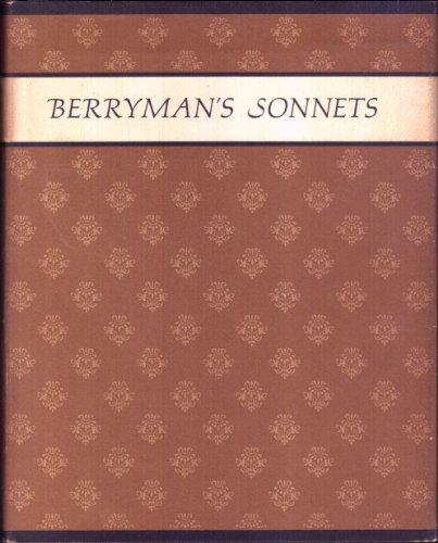 Stock image for Berryman's Sonnets for sale by Better World Books