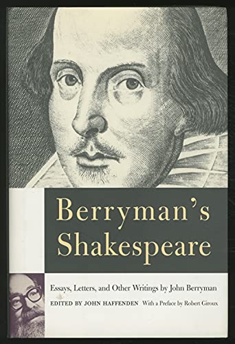 Beispielbild fr Berryman's Shakespeare zum Verkauf von Open Books