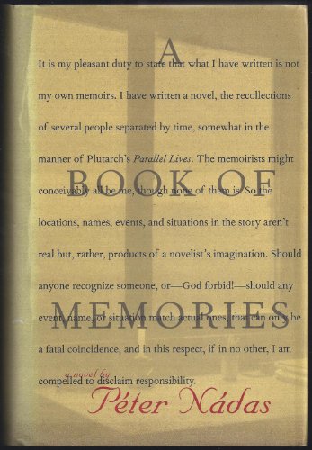 Imagen de archivo de A Book of Memories: A Novel a la venta por Chaparral Books