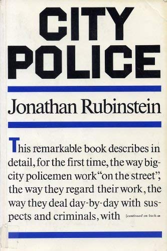 City Police (9780374124113) by Rubinstein, Jonathon