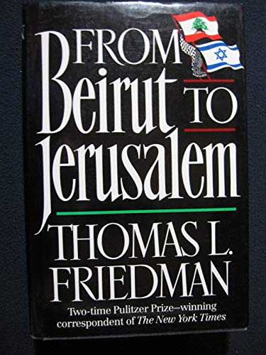 Stock image for From Beirut to Jerusalem for sale by ThriftBooks-Dallas