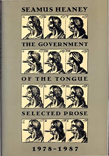 Stock image for The Government of the Tongue: Selected Prose 1978-1987 for sale by Prairie Archives