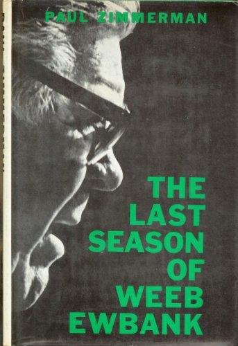 Stock image for The Last Season of Weeb Ewbank for sale by Byrd Books