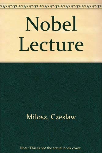Imagen de archivo de Nobel Lecture a la venta por ThriftBooks-Dallas