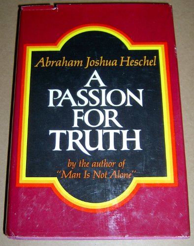 9780374229924: A Passion for Truth