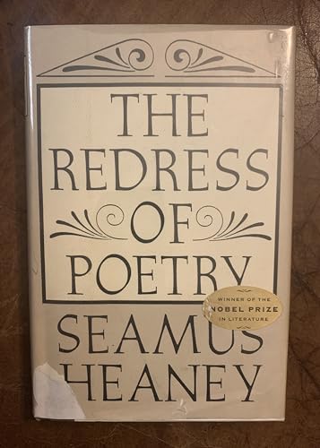 Imagen de archivo de The Redress of Poetry a la venta por Better World Books