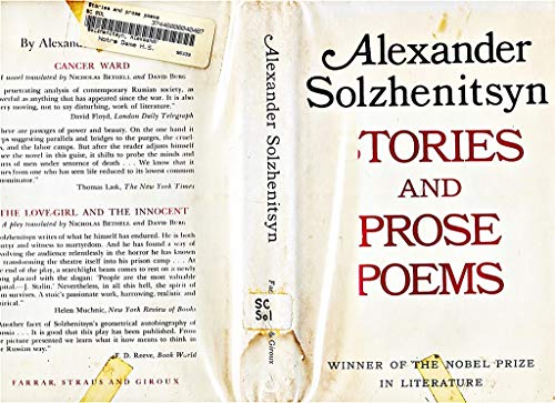 Beispielbild fr Stories and Prose Poems (English and Russian Edition) zum Verkauf von Open Books