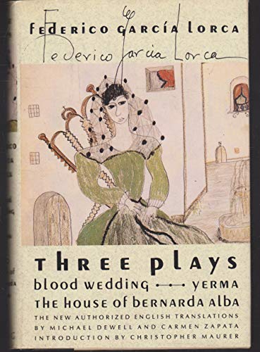 Beispielbild fr Three Plays: Blood Wedding/Yerma/the House of Bernada Alba zum Verkauf von HPB-Diamond