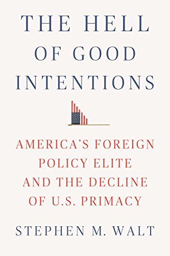 Beispielbild fr The Hell of Good Intentions: Americas Foreign Policy Elite and the Decline of U.S. Primacy zum Verkauf von Goodwill of Colorado