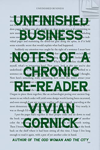 Imagen de archivo de Unfinished Business: Notes of a Chronic Re-reader a la venta por SecondSale