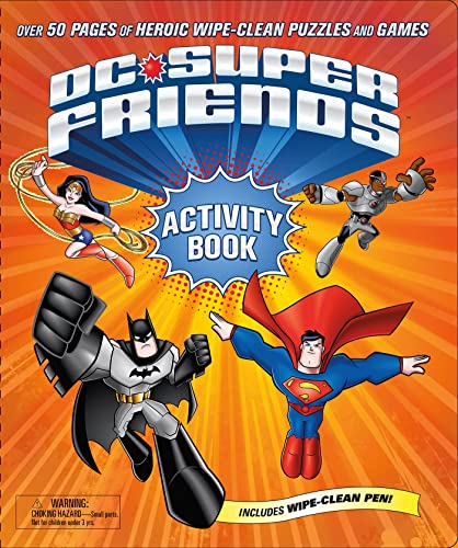 Beispielbild fr DC Super Friends Wipe Clean Activity Book zum Verkauf von BooksRun