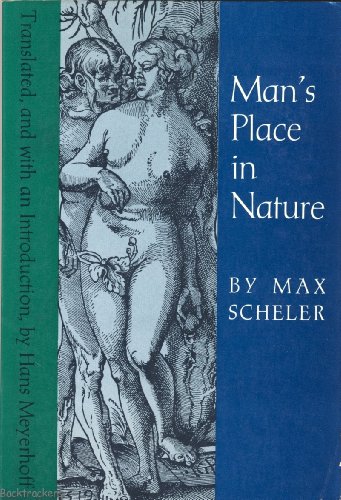 Imagen de archivo de Man's Place in Nature (Translated, and with an Introduction, by Hans Meyerhoff) a la venta por Regent College Bookstore