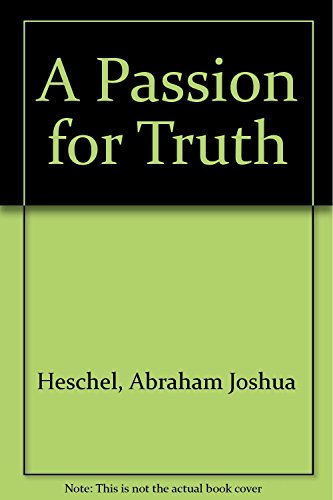 9780374511845: A Passion for Truth