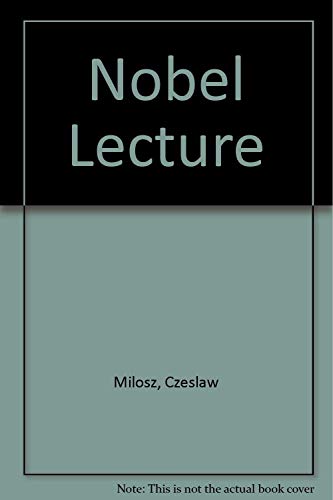 Imagen de archivo de Nobel Lecture (English and Polish Edition) a la venta por Wonder Book