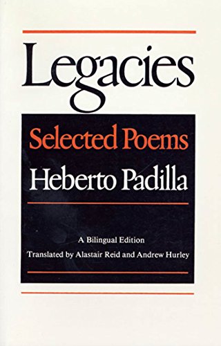 Imagen de archivo de Legacies: Selected Poems: A Bilingual Edition a la venta por BooksRun