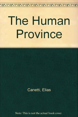 Beispielbild fr The Human Province zum Verkauf von Better World Books