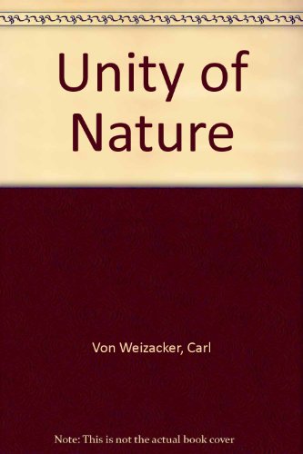 9780374519025: Unity of Nature