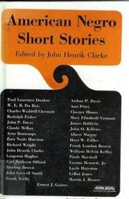 Stock image for American Negro Short Stories for sale by Hawking Books