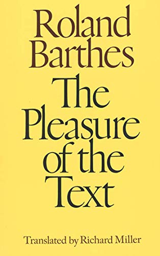 9780374521608: The Pleasure of the Text