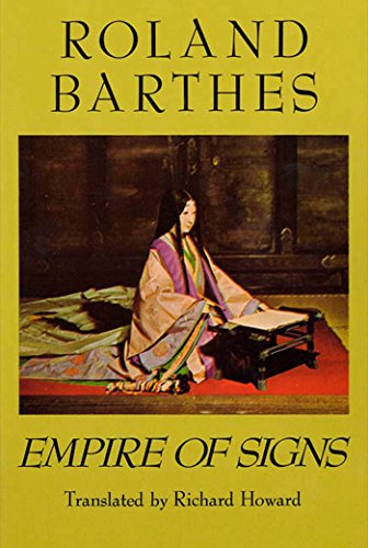 Imagen de archivo de Empire of Signs a la venta por Better World Books: West