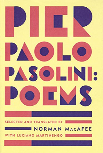 Poems (9780374524692) by Pasolini, Pier Paolo