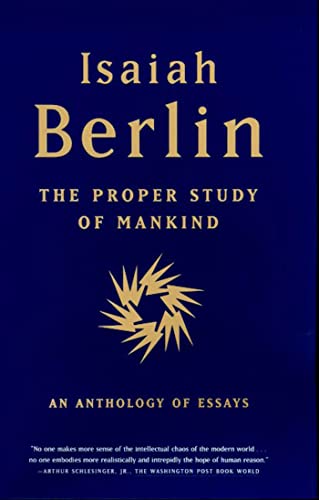 Stock image for The Proper Study of Mankind An Anthology of Essays for sale by Mahler Books