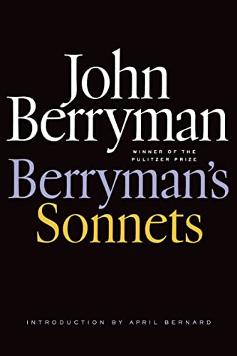 Beispielbild fr Berryman's Sonnets zum Verkauf von Books From California