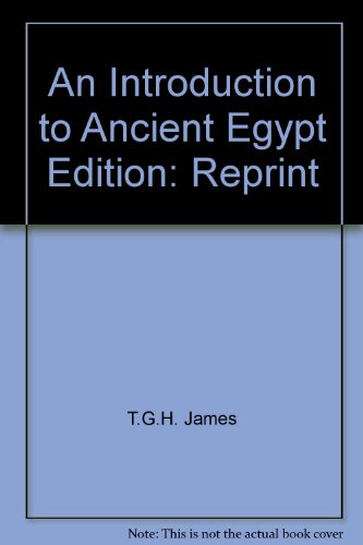 Imagen de archivo de An Introduction to Ancient Egypt a la venta por Better World Books