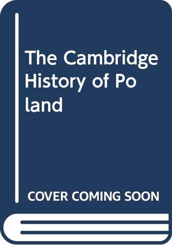 Stock image for The Cambridge History of Poland for sale by Books From California