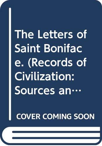 Imagen de archivo de The Letters of Saint Boniface a la venta por Windows Booksellers
