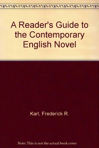 9780374945237: A Reader's Guide to the Contemporary English Novel