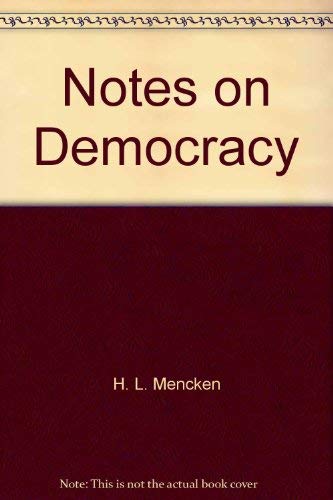 9780374955731: Notes on Democracy