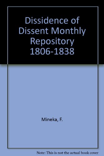 9780374957704: Dissidence of Dissent Monthly Repository 1806-1838