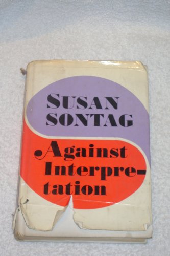 9780374975142: Against Interpretation: And Other Essays