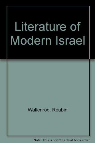 The Literature of Modern Israel