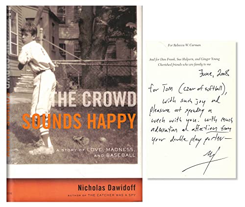 Beispielbild fr The Crowd Sounds Happy : A Story of Love, Madness, and Baseball zum Verkauf von Better World Books