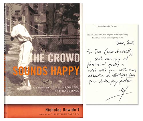 Imagen de archivo de The Crowd Sounds Happy: A Story of Love, Madness, and Baseball a la venta por More Than Words
