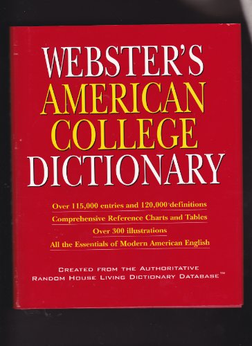 Stock image for Webster's American College Dictionary (Special Sales) for sale by Half Price Books Inc.