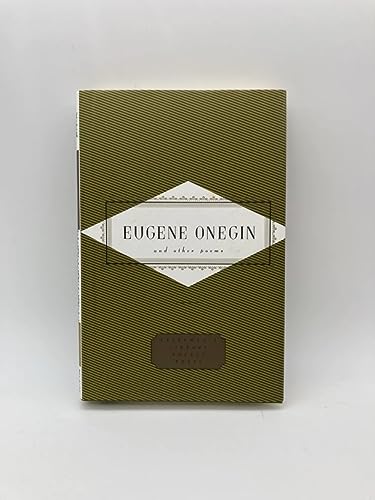 Imagen de archivo de Eugene Onegin and Other Poems : And Other Poems a la venta por Better World Books