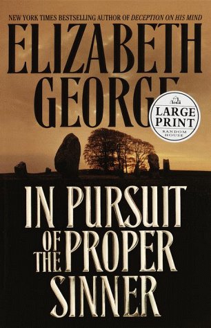 9780375408465: In Pursuit of the Proper Sinner : A Novel (Random House Large Print)