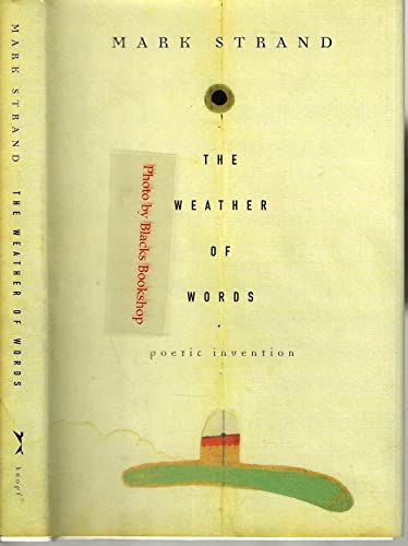 9780375409110: Weather of Words: Poetic Invention