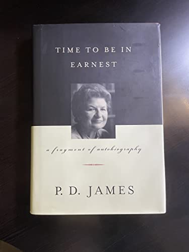 Beispielbild fr Time to Be in Earnest: A Fragment of Autobiography zum Verkauf von Steven Edwards