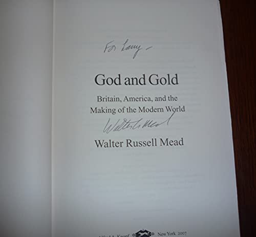 Beispielbild fr God and Gold: Britain, America, and the Making of the Modern World zum Verkauf von Wonder Book