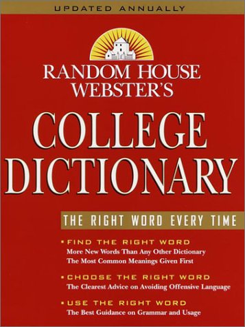 Beispielbild fr Random House Webster's College Dictionary zum Verkauf von BooksRun